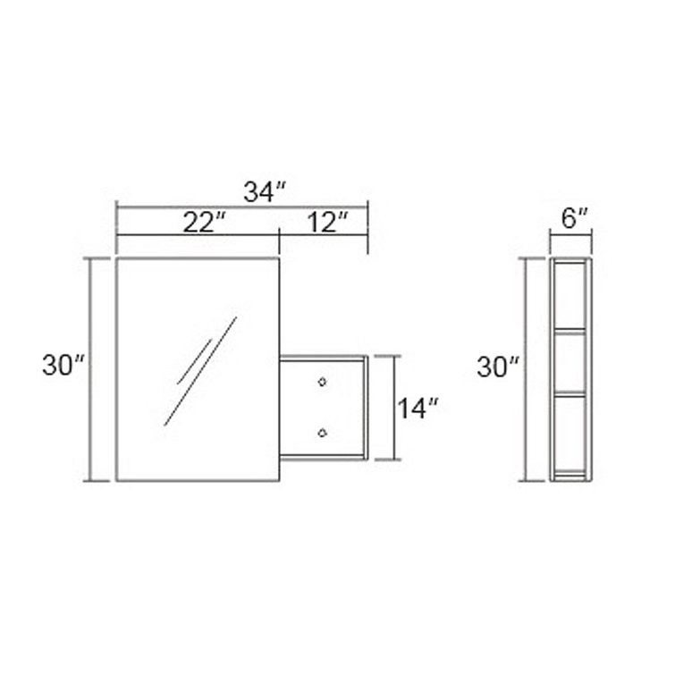 Latitude Run® Frameless 1 Door Medicine Wayfair